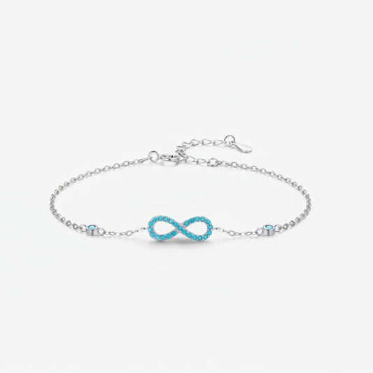 Blue Infinity Bracelet